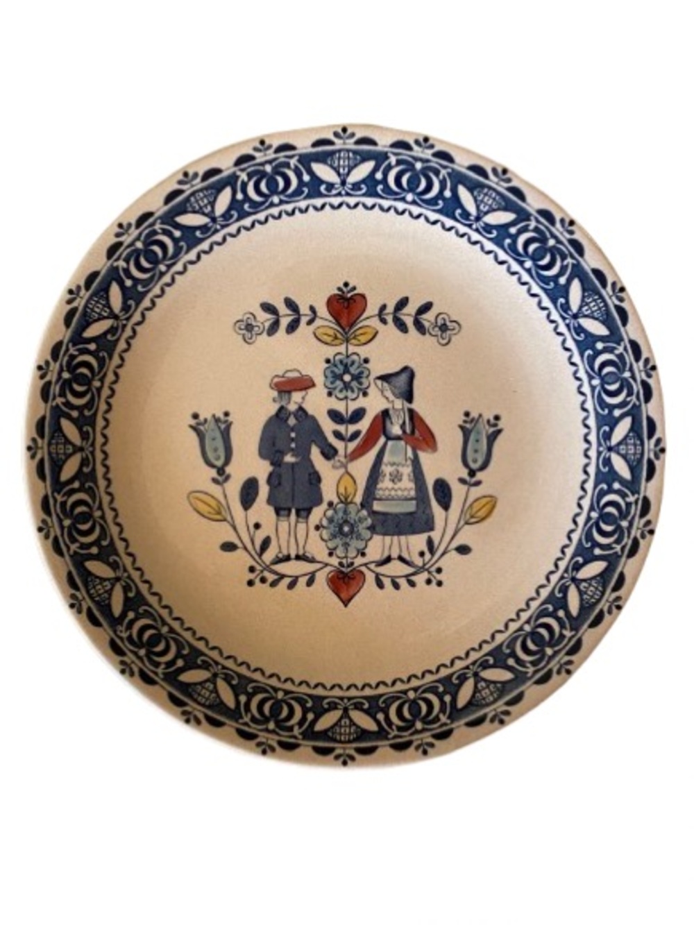 Johnson Brothers Hearts & Flowers Set of 2 10” Dinner Plates England Ironstone